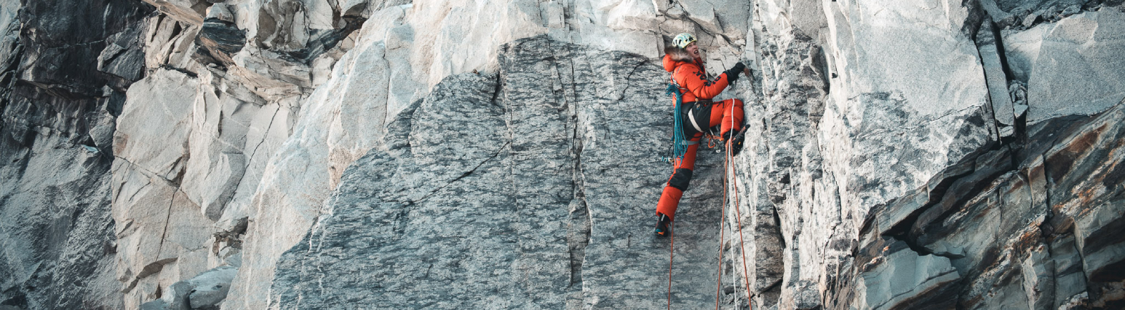 Sportler bei der Arbeit: Jost Kobusch im Fels.