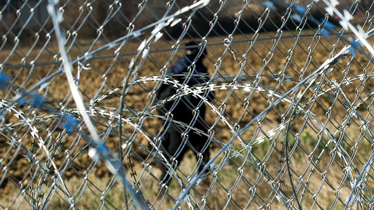 Grenzzaun in Mazedonien