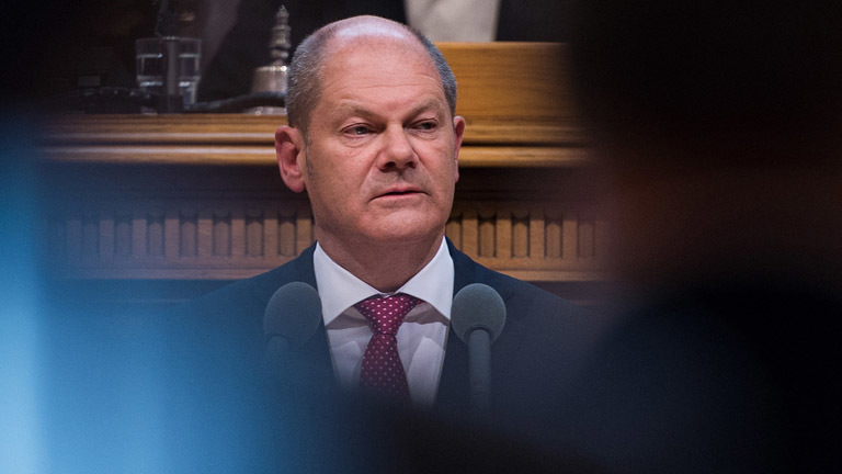 Scholz in der Bürgerschaft