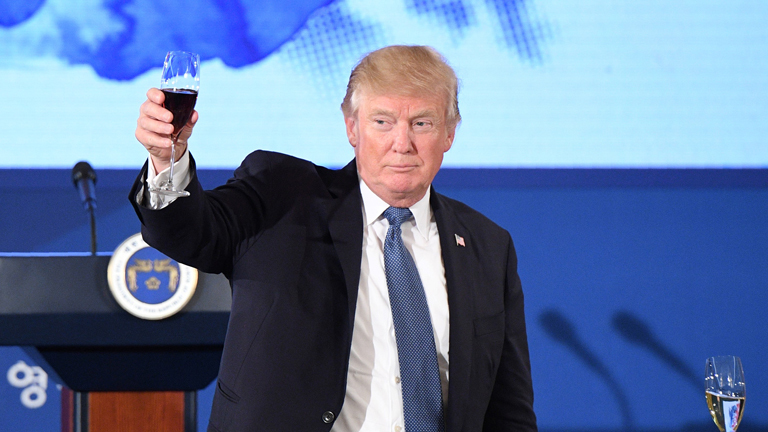 Trump in Südkorea
