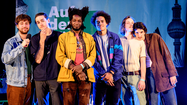 Rikas und L. A. Salami beim Auf-der-Bühne-Konzert von Deutschlandfunk Nova am 12.10.2019