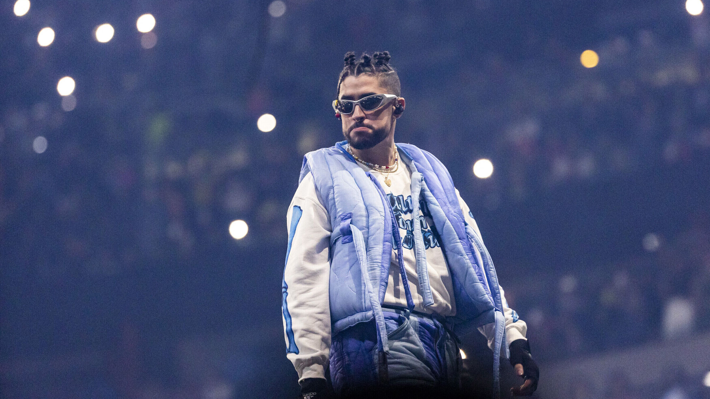 Bad Bunny bei einem Auftritt im Amway Center in Orlando, Florida (29.03.2022)