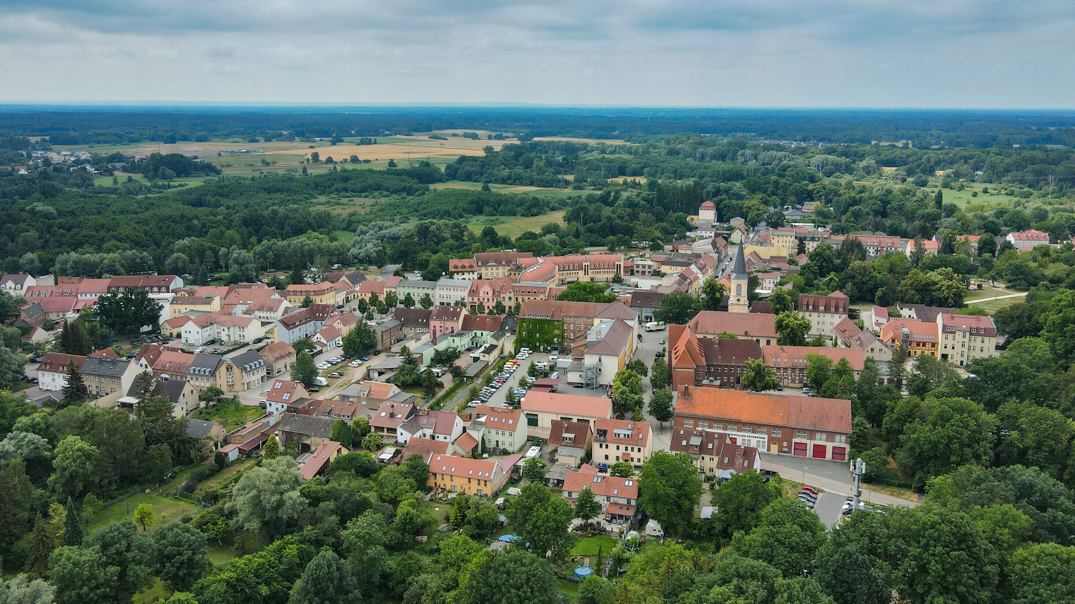 Luftbild der Gemeinde Zossen