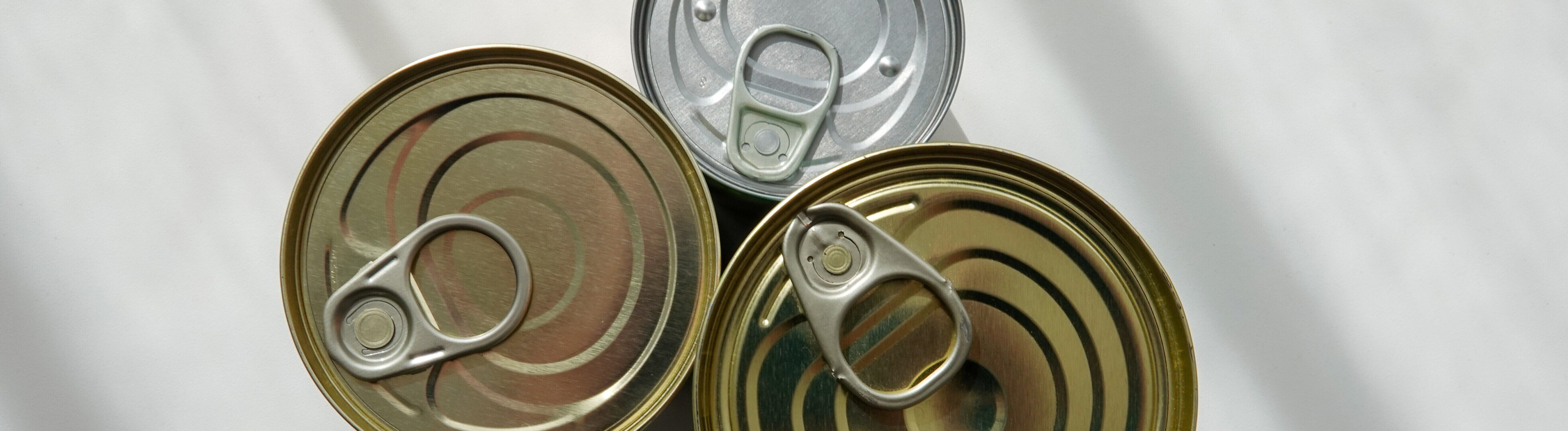 Konservendosen als Notvorrat