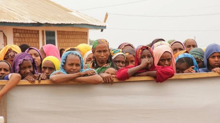 Geflüchtete in Kamerun im März 2024.