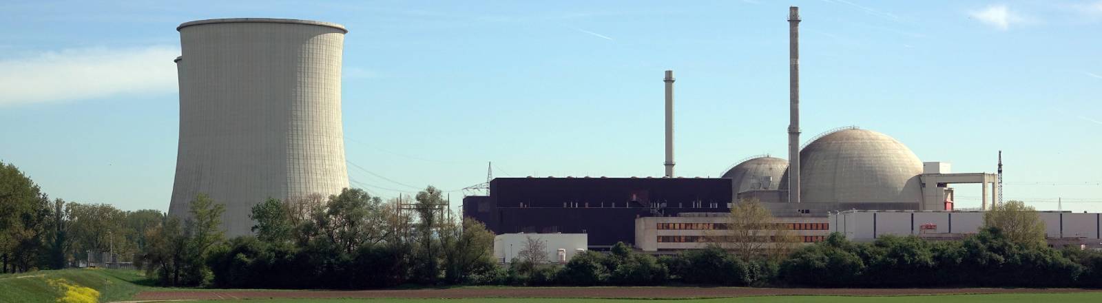 Das stillgelegte Atomkraftwerk in Biblis