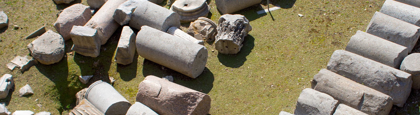 Bruchstücke antiker Säulen, Forum Romanum