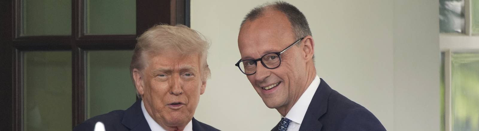 Donald Trump und Friedrich Merz im Oval Office (05.06.2025)