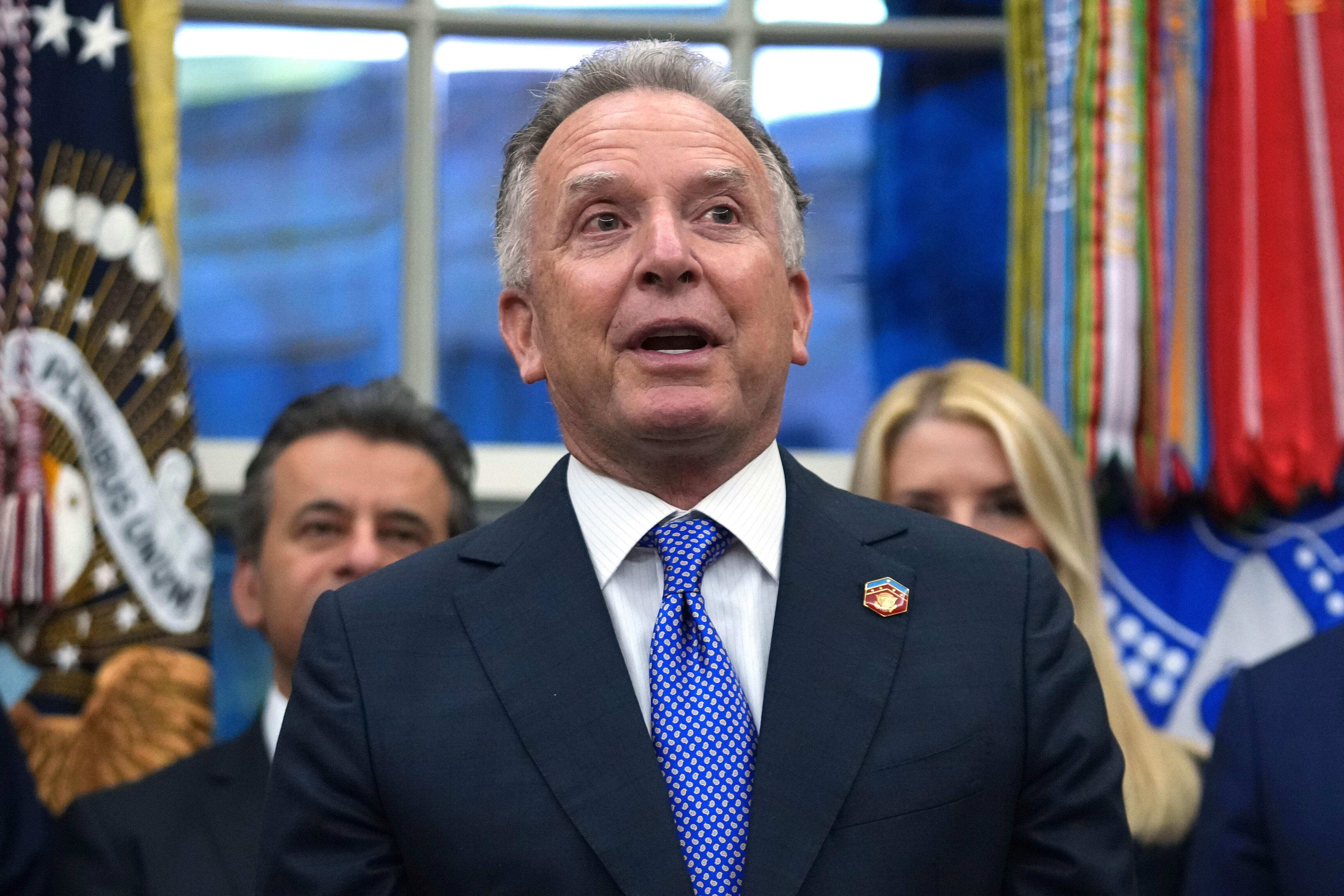 Der Sondergesandte Steve Witkoff im Oval Office