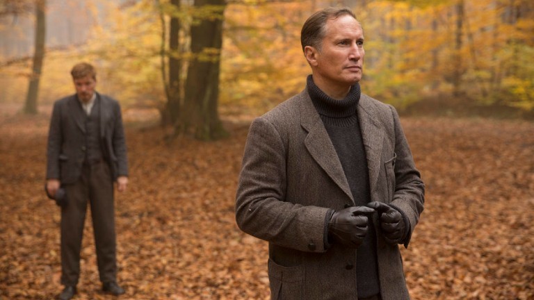 Benno Fürmann aka Regierungsrat Günter Wendt, Dreharbeiten, Filmausschnitt ARD-Serie "Babylon Berlin" 3. Staffel