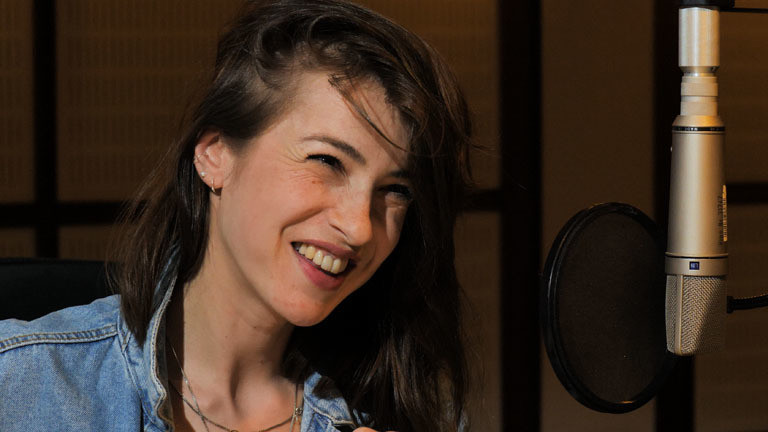 Kat Kaufmann im Berliner Dlf Nova Studio