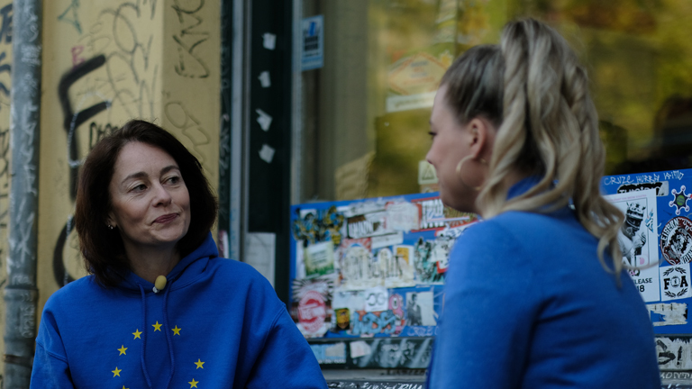 Katarina Barley im Gespräch mit Rahel Klein