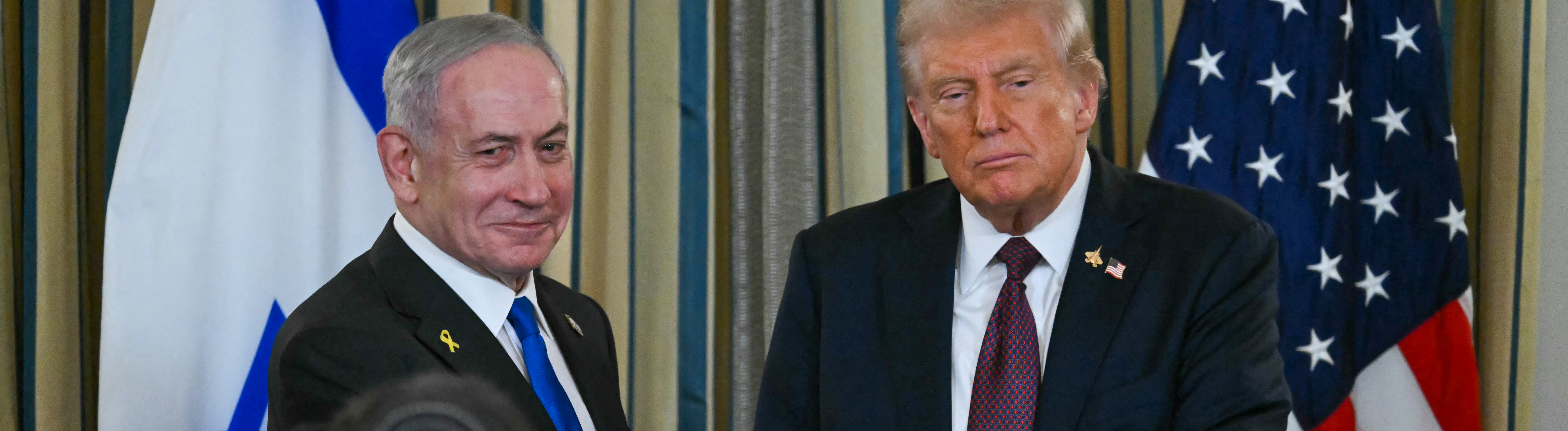 Der israelische Ministerpräsident Benjamin Netanjahu und US-Präsident Donald Trump bei ihrem Treffen am 29. September 2025.