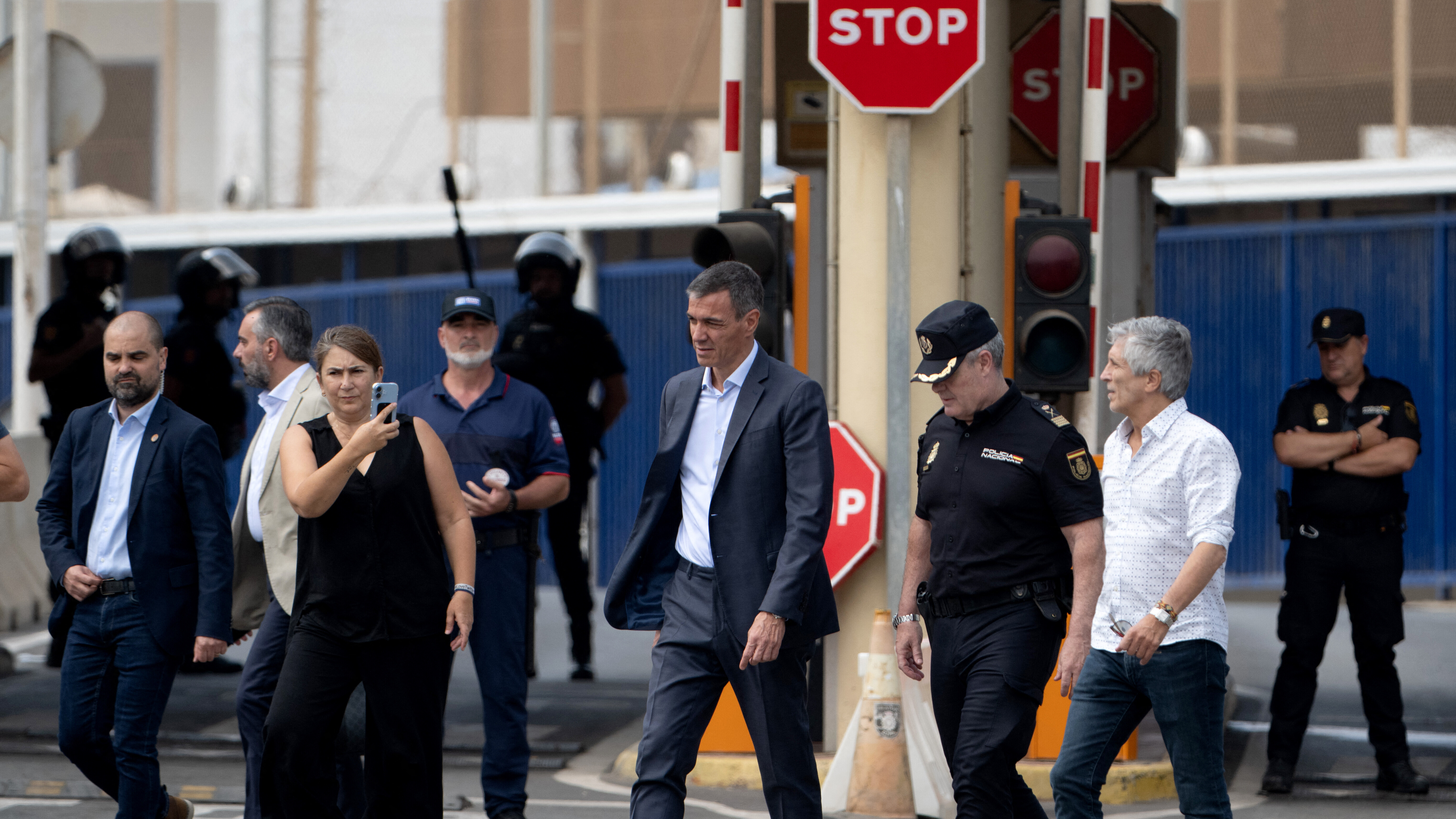 Der spanische Ministerpräsident Sanchéz in Ceuta