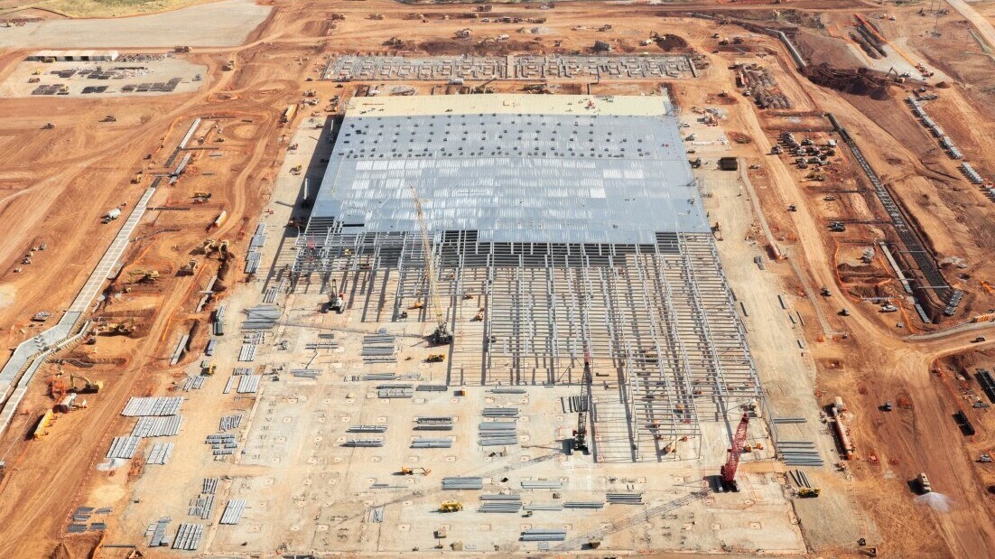 Das Stargate Oracle AI Data-Center im texanischen Abilene, aufgenommen am 26. August 2026