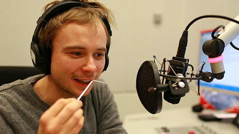 Markus Dichmann im Studio