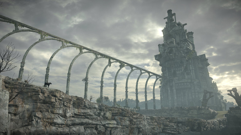 Eine Szene aus dem Spiel "Shadow of the Colossus".