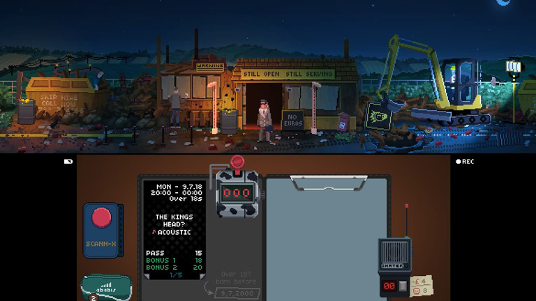 Screenshot von Videospiel "Not Tonight"