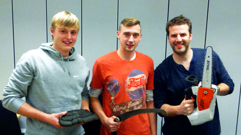 Luke und Kevin Blackburn sind Baumchirurgen.