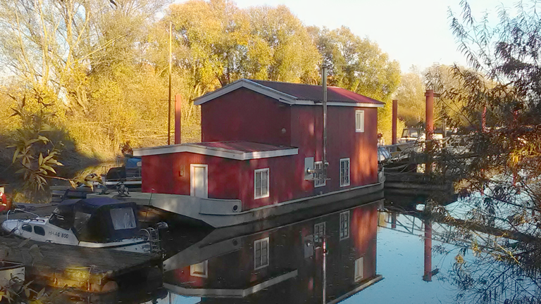 Der Liegeplatz im neuen Hafen