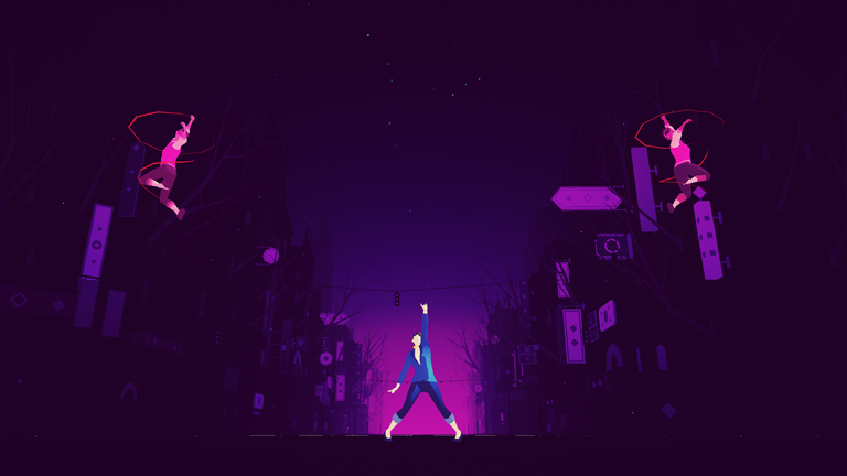 Screenshot aus dem Game Sayonara Wild Hearts von Simogo
