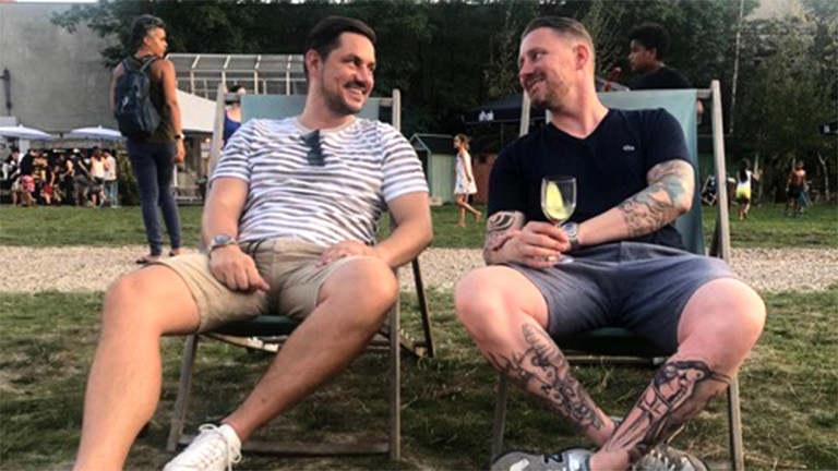 Die Brüder Ronny Stein und Chris Fritsche.