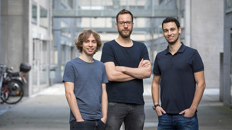 IT-Sicherheitsexperten an der TU Graz: Daniel Gruß, Moritz Lipp und Michael Schwarz