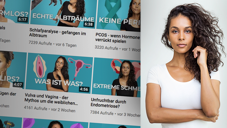 Portrait der Youtube-Ärztin Florence Randrianarisoa aka Dr. Flojo