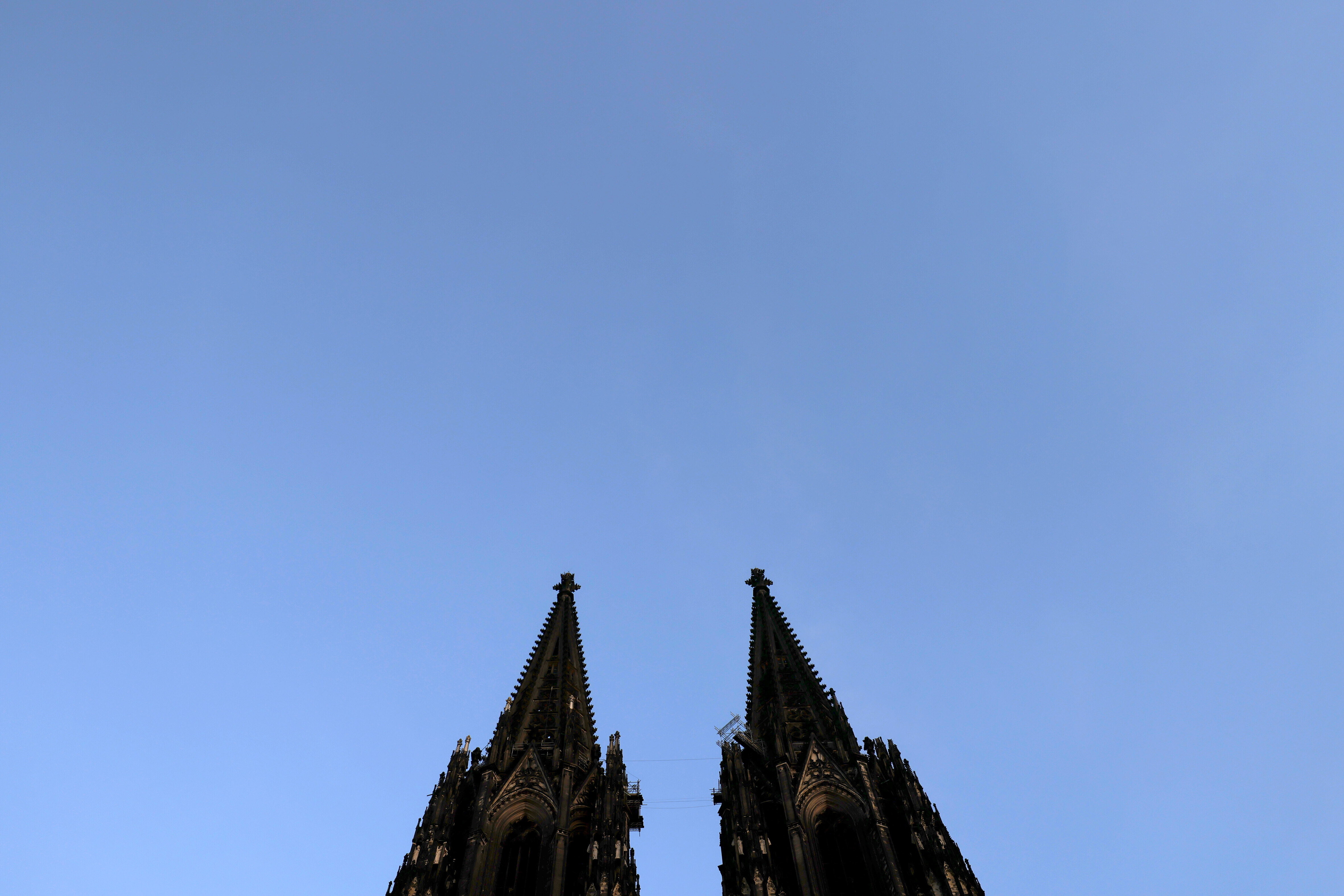 Die Spitzen des Kölner Doms