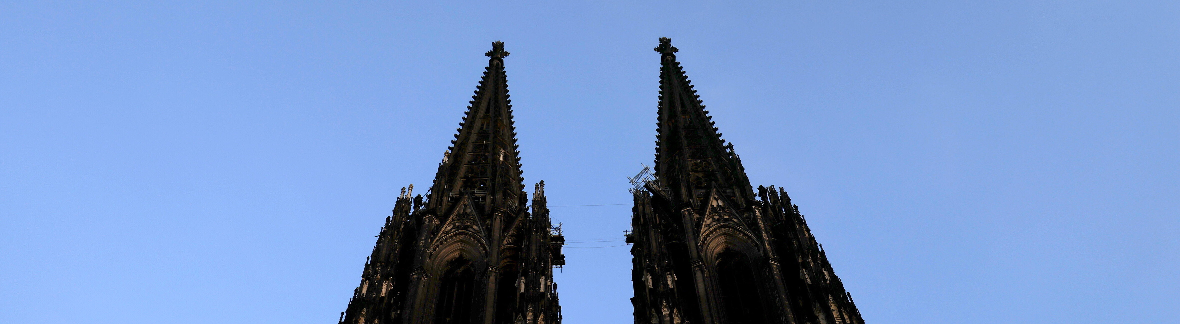 Die Spitzen des Kölner Doms