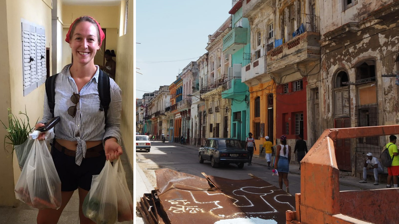 Studentin Mara Neugebauer, Straße in Havanna, Kuba
