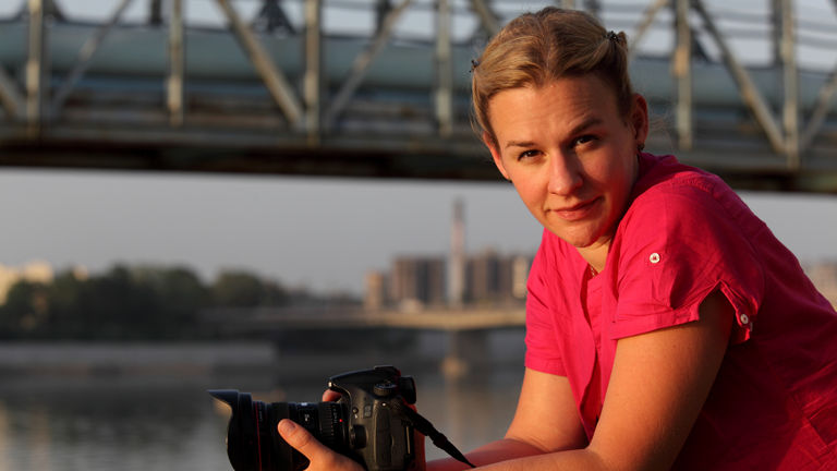 Portrait der Journalistin Christina Franzisket