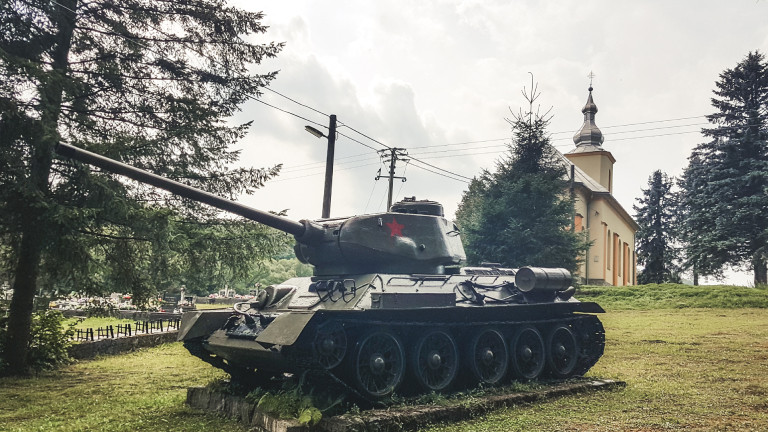 Erinnerung an die Besatzung: Sowjet-Panzer in der Slowakei