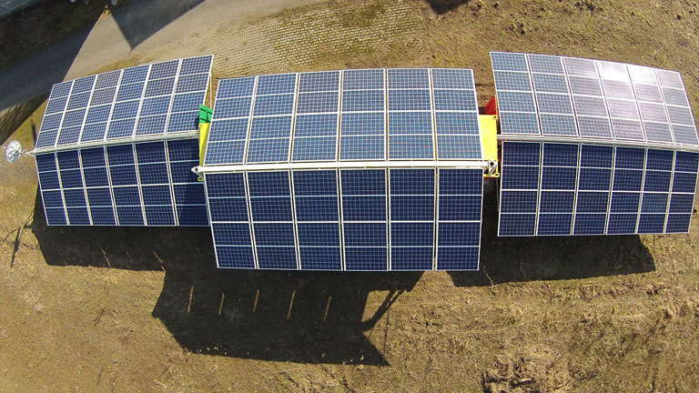 Solar-Strom-Container oder Solartainer von Africa Greentec von oben