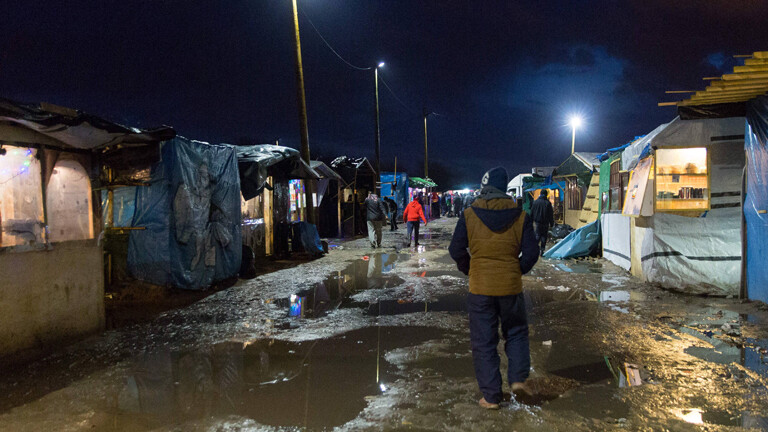 Ein Bild des größten Flüchtlingscamps aus 2016 – vor der Räumung