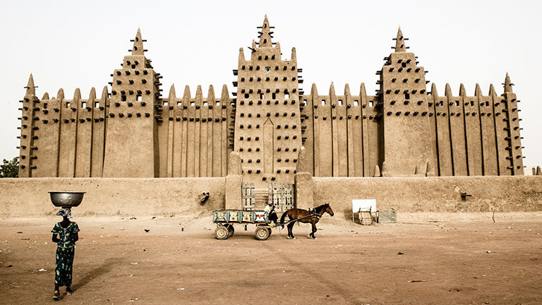 Moschee in Mali.