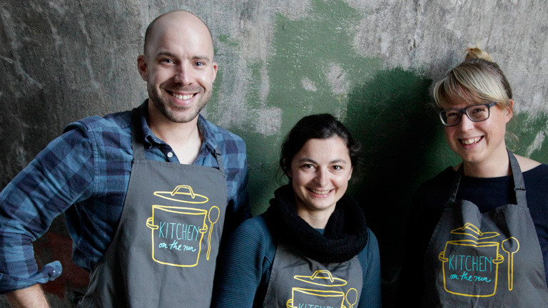 Das Team von kitchen on the run.