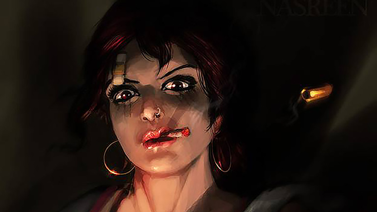 Schießt, raucht und guckt: Bloody Nasreen