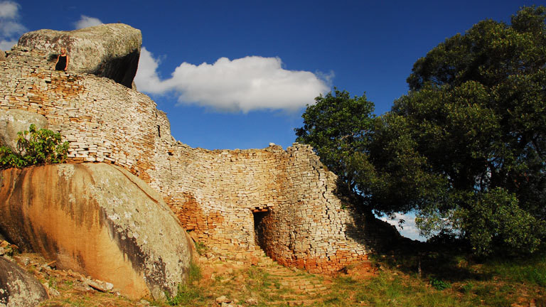 Bergruine in Groß-Simbabwe