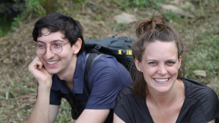 Lina und ihr Freund in Kikori
