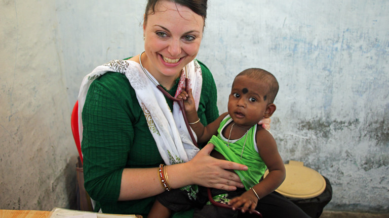 Nathalie Rans, Kinderärztin in Kalkutta