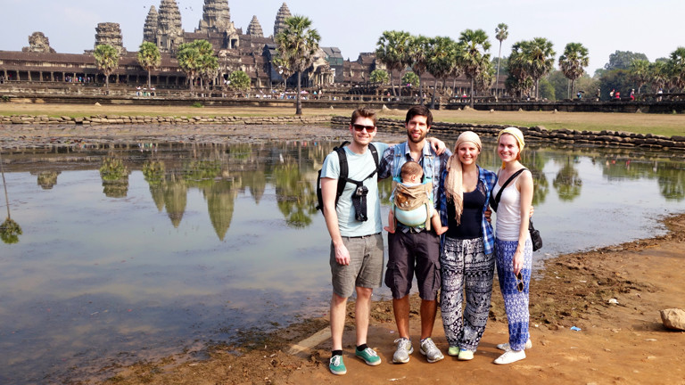 Siem Reap mit Familie.