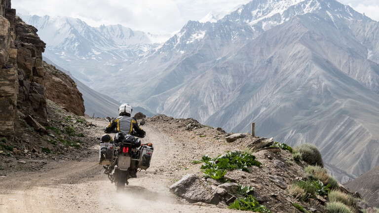 Lea Rieck auf Weltreise auf dem Motorrad