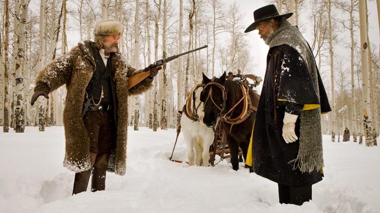Eine Szene aus dem Film "The Hateful Eight" von Quentin Tarantino.