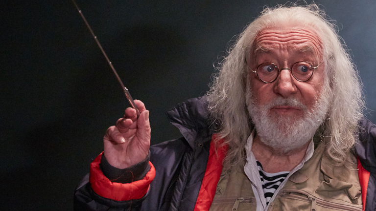 Der Schauspieler Dieter Hallervorden in seiner Rolle als Uwe Hinrichs.