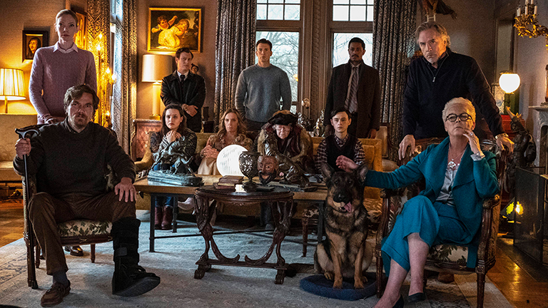 Setfoto aus dem Film "Knives out"