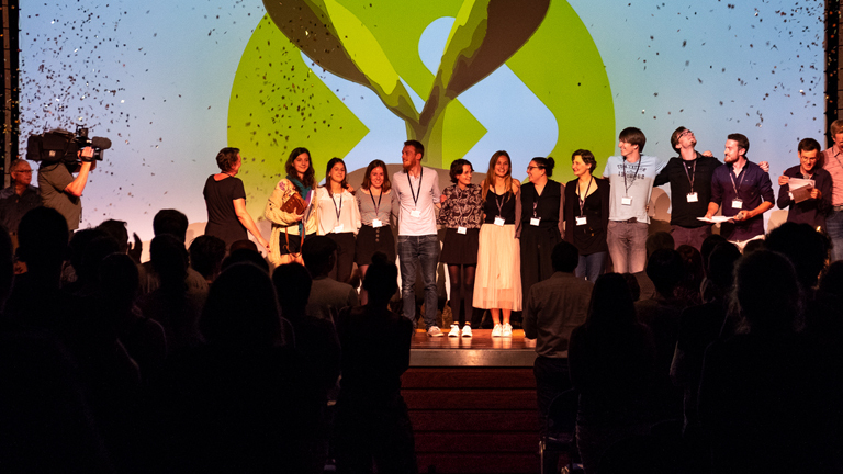 Festivalteam beim Bundesfestival Junger Film