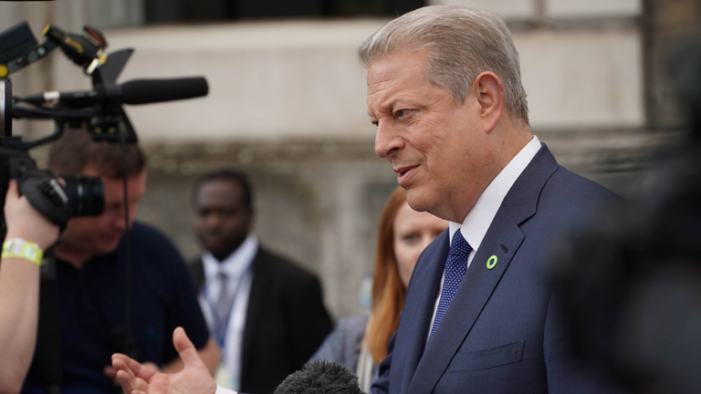 Al Gore vor einer Premiere in London