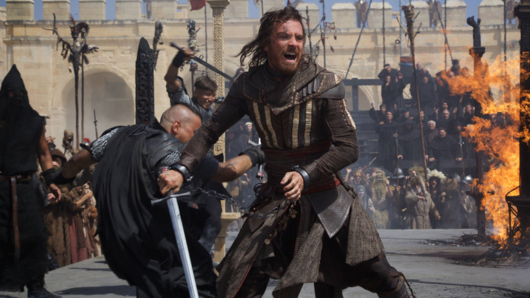 Michael Fassbender in einer Szene aus "Assasin's Creed"