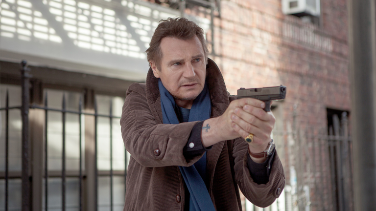 Ex-CIA-Agent und Familienvater Bryan Mills (Liam Neeson) in einer Szene des Kinofilms "96 Hours - Taken 3" (undatierte Filmszene).